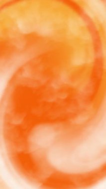 Portakal suyu temalı projeler ve dinamik arka planlar için uygun soyut turuncu girdap dokuyu kapat