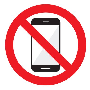 telefon düz simgesi, vektör, illüstrasyon yok