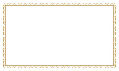 Altın kaplama kenarlı zarif beyaz çerçeve, sertifikalar, davetiyeler, tebrik kartları ve minimalist şirket veya olay şablonları için mükemmel.