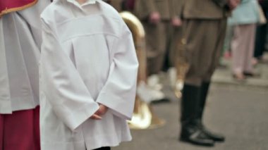 Corpus Christi alayı için hazırlanıyor