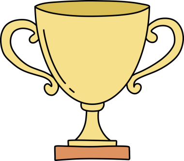   Elle çizilmiş arka planı olmayan bir kupa çizimi.