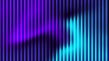 Dikey Cam Izgara ve Vibrant Mor Cyan Glow, Cam Gradyan video, 4k animasyon ile soyut Neon Akıcı Gradyan Arkaplan
