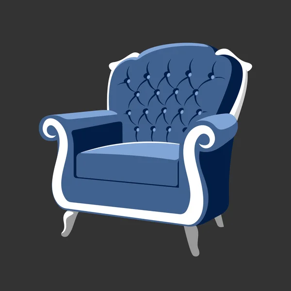 Sillón Riverside Baroque Royal — Vector de stock