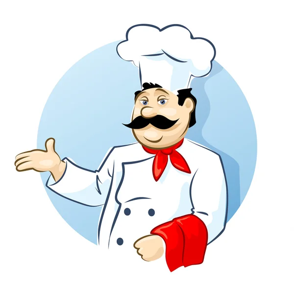 Cartoon chef cook — Stock Vector © gcpics #7734891