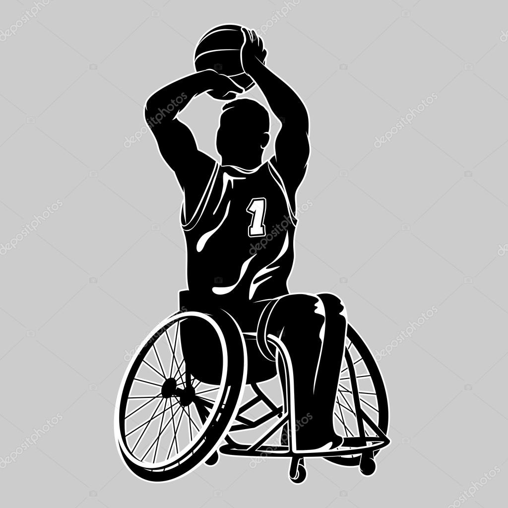 Disabled basketball player Stock Vector Image by ©infoorly.lv 123500254