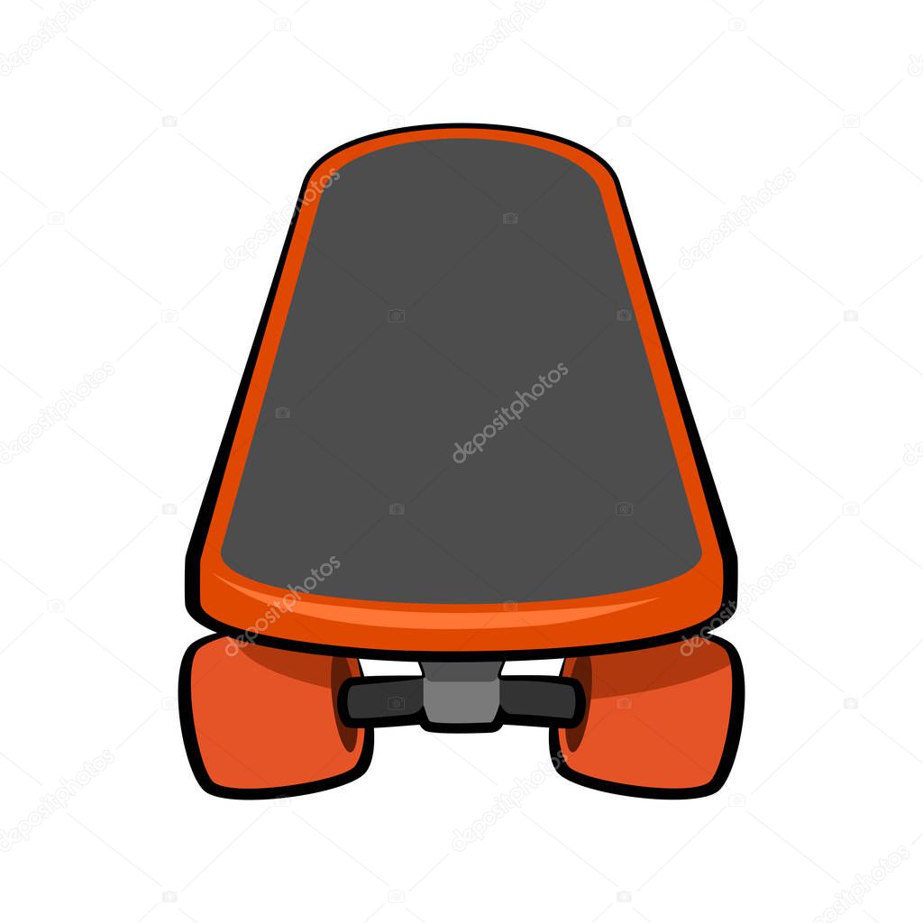 Skateboard sketch sport symbol icon sign vector illustration