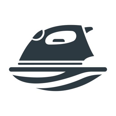 Minimalist tarzda elektrikli demir simgesi