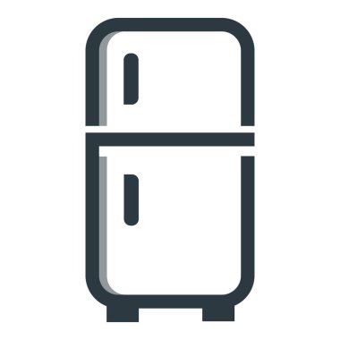 Buzdolabı ikonu mutfak aleti.