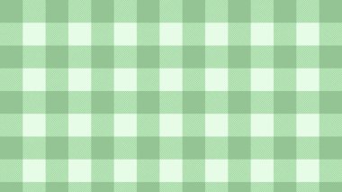 Yeşil ekose desenli. Yeşil kare masa örtüsü arkaplanı.