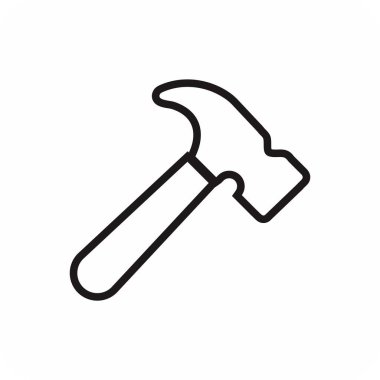 Çekiç simgesi, simge vektörünü onar