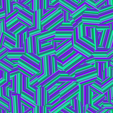 Çizgili psychedelic seamless modeli