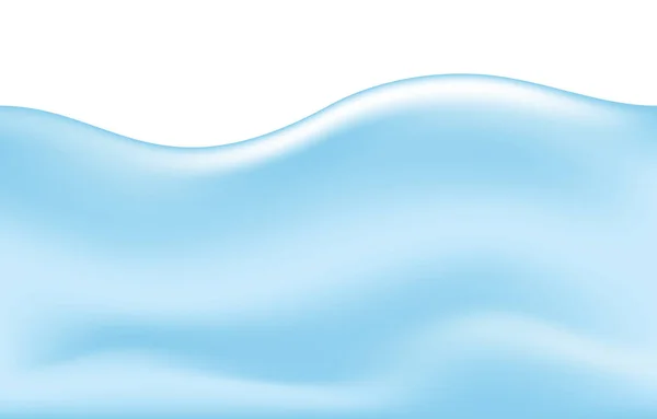 Ácido Hialurónico Gota Gel Azul Burbujas Aire Oxígeno Agua Sobre — Vector de stock