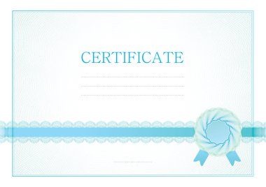 sertifika şablonu vektör