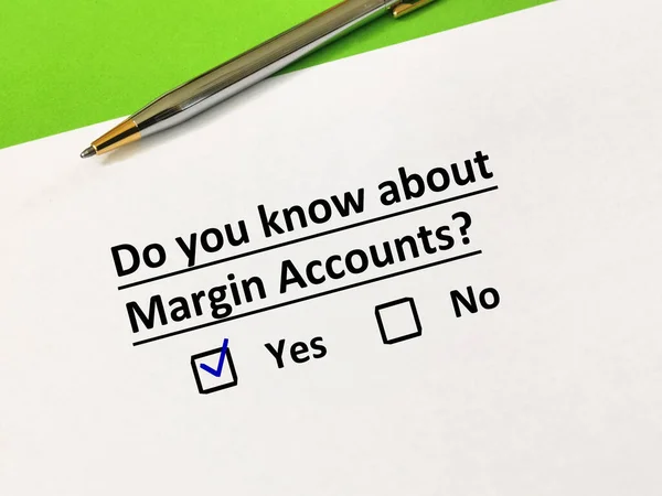 One person is answering question about trading. He knows about margin accounts.