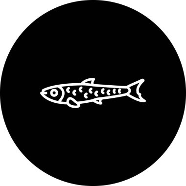 Ançüez ağ simgesi vektör illüstrasyonu