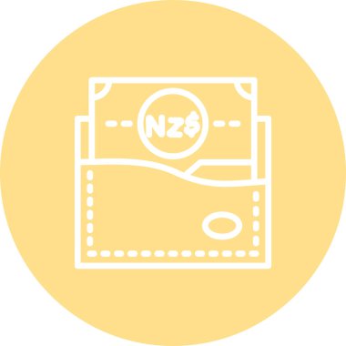 Niue Cüzdan Zarif Minimum Dijital Grafik Sembolü