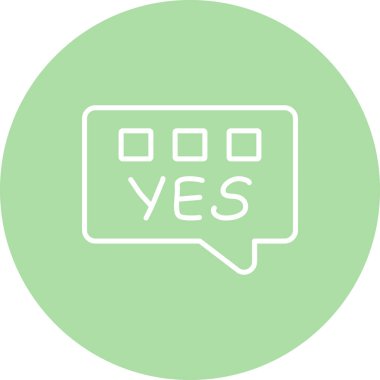 Sohbet Simgesi vektör çizimi tasarımı