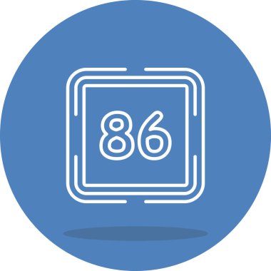 Seksen altı Premium Zarif Dijital Tasarım Sembolü Sayılıyor