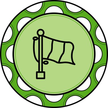 Bayrak Fildişi Sahili Asgari Kalite Grafik Sembolü