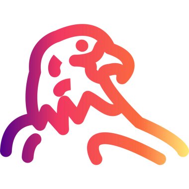 Kartal simgesi vektör illüstrasyon tasarımı