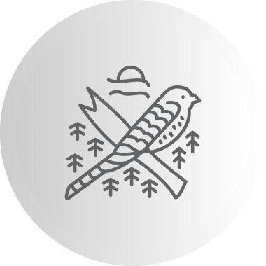 Barn Swallow ikon vektör illüstrasyon tasarımı