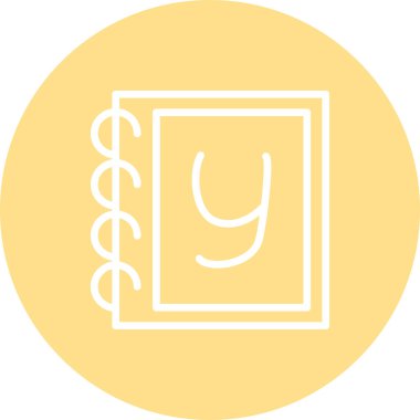 Küçük Harf Y Profesyonel Eşsiz Kullanıcı Arayüzü Düzeni