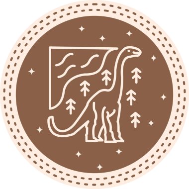 Diplodocus Yüksek Kaliteli Grafik Sembolü