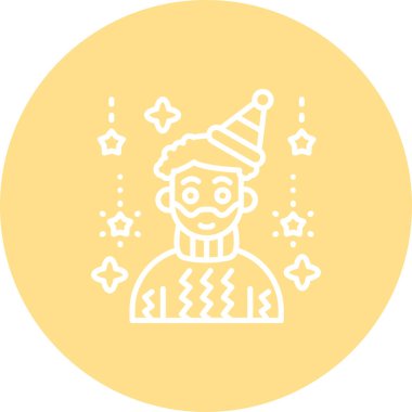 Afrikalı Yüksek Çözünürlüklü Düz Tasarım Sembolü