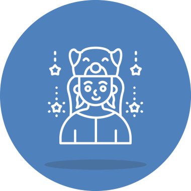 Polar Bear Costume Unique Abstract Branding Graphic Shape