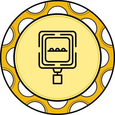 Hız Bump Web simgesi vektör illüstrasyonu