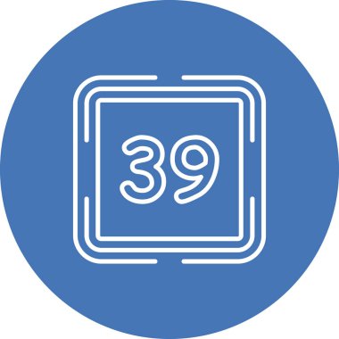 39 Web simgesi vektör illüstrasyonu