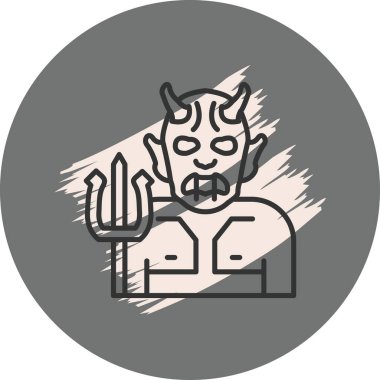 Şeytan Dengeli Özel Düz Vektör Düzeni