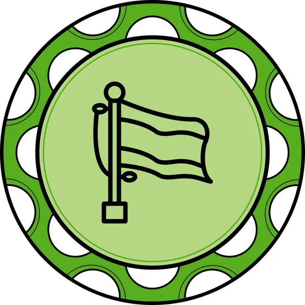 Gambiya Bayrağı Yüksek Çözünürlüklü Grafik Elementi