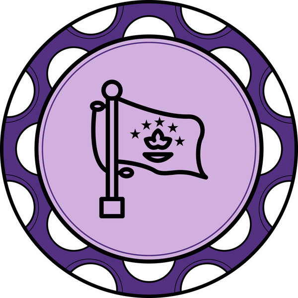 national flag of Macau, icon design element