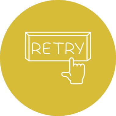 Parmak Tıklatma Tuşu Eşsiz Soyut Markalaştırma Grafiksel Şekli