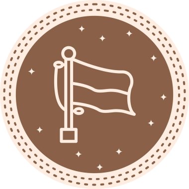 Polonya Bayraklı Düz Kullanıcı Arayüzü Özelliği