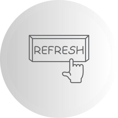 Web simgesi vektör illüstrasyonunu tazele