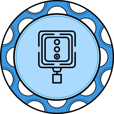Sağa Dön Sinyal Dengeli Profesyonel Markalaşma Grafik Sembolü
