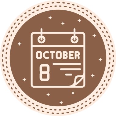 8 Ekim Dengeli Modern Tasarım Elementi