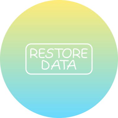 Simge vektör illüstrasyon tasarımını sakla