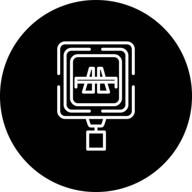 Trafik işaretinin basit çizimi