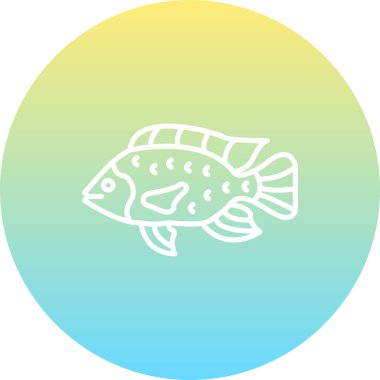 Tilapia Stili Özel Vektör Tasarım Varlığı