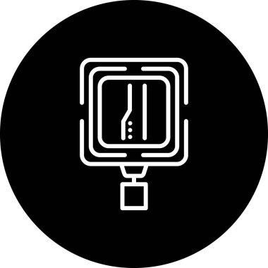 Sol şerit Eşsiz Soyut Markalaştırma Grafiksel Şeklini Bitiyor