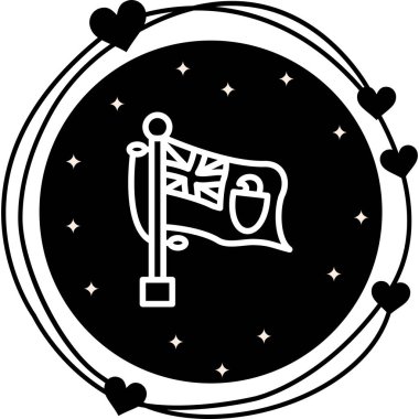 Flag Pitcairn Adaları Zarif Rafine Ürün Tasarım Varlığı