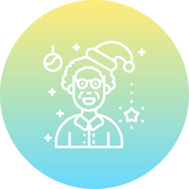 Büyükanne Zarif Minimum Dijital Tasarım Özelliği