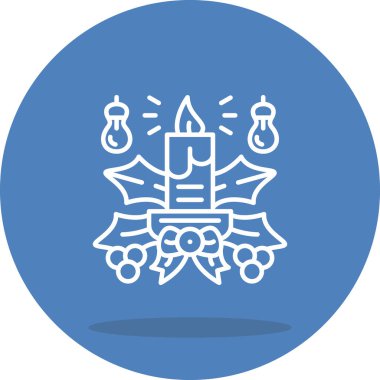 mum ağ ikonu vektör illüstrasyonu