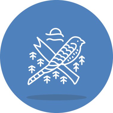 Barn Swallow ikon vektör illüstrasyon tasarımı