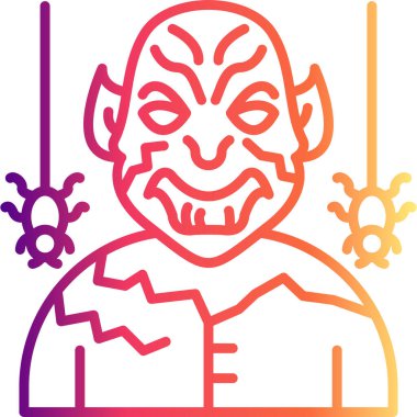 Abartılı yüz hatları olan çizgi film karakteri