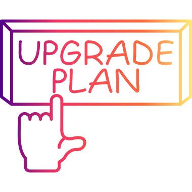 Web ikonu vektör illüstrasyonunu yükselt