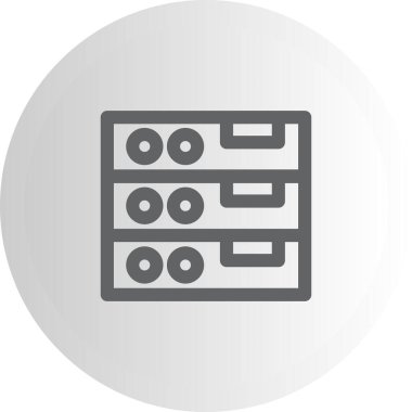 Veritabanı Stili Temiz Ürün Tasarımı Nesnesi